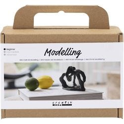 Mini Kit de Manualidades de modelado, Esculpido, negro, 1 paquete
