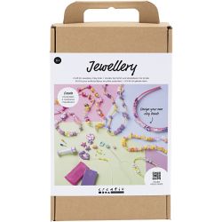 Kit de manualidades Joyería con arcilla para niños