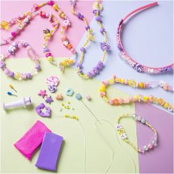Kit de manualidades Joyería con arcilla para niños