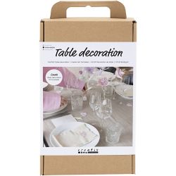 Kit de manualidades Decoración de Mesa, colores pastel, 1 paquete