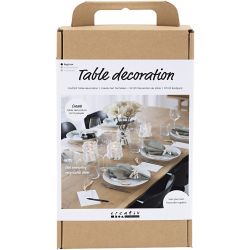 Kit de manualidades Decoración de Mesa, natural, 1 paquete