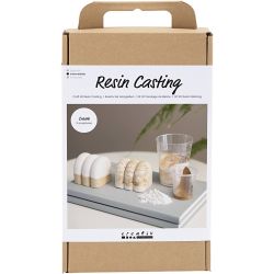 Kit de manualidades Fundición en Resina, Esculpido, beige, menos blanco, 1 paquete