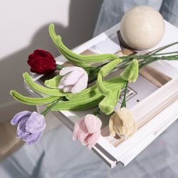 Mini Kit de Manualidades de Flores con Limpiapipas