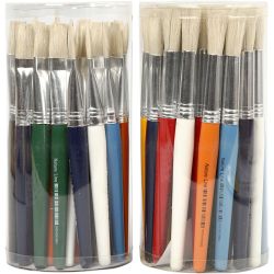 Pinceles de pintura para niños