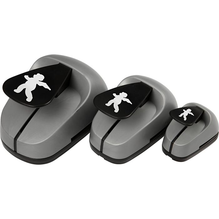 Set de troqueles para manualidades, Ángel, medidas 25+49+75 mm, 3 ud/ 1 paquete