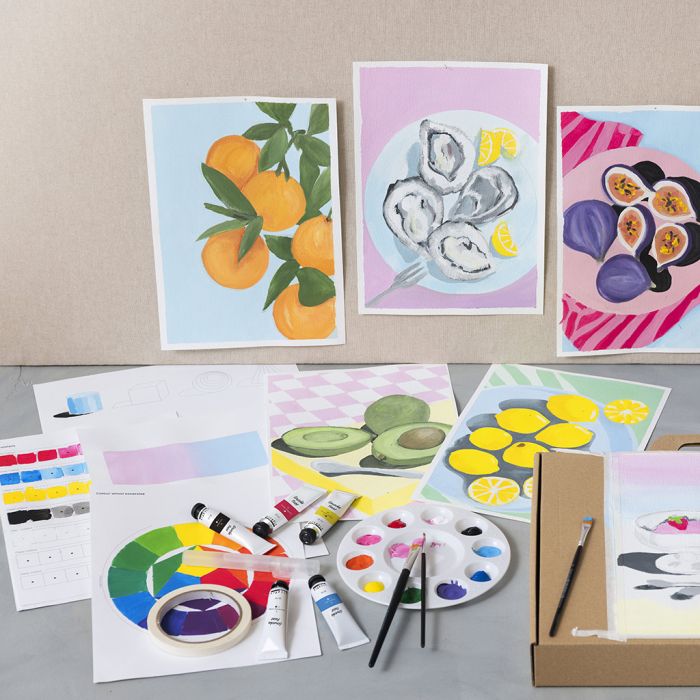 Kit de manualidades para principiantes: Aprende a pintar con gouache