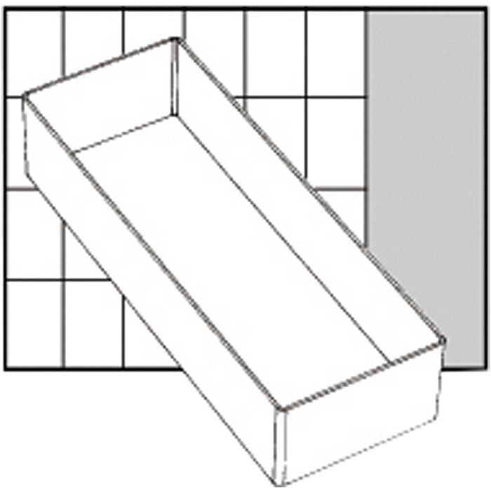 Caja interior de almacenaje, medida A7-2, A: 47 mm, medidas 218x79 mm, 1 ud