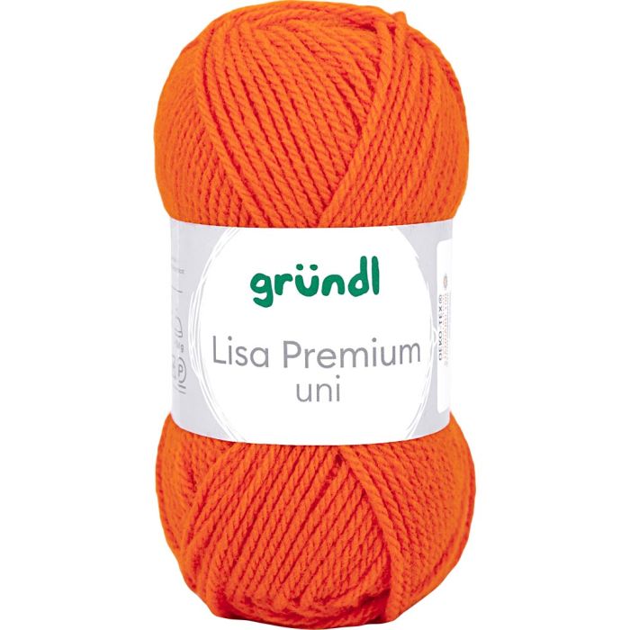 usando agujas 3-3,5, naranja, 50 gr/ 1 bola