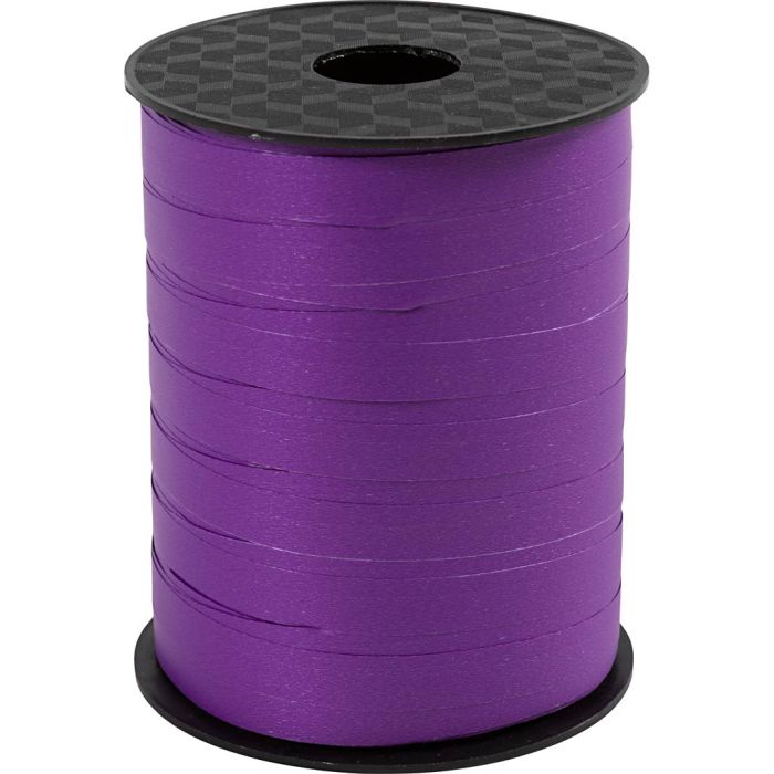 Cinta de plástico mate, A: 10 mm, mate, morado, 250 m/ 1 rollo