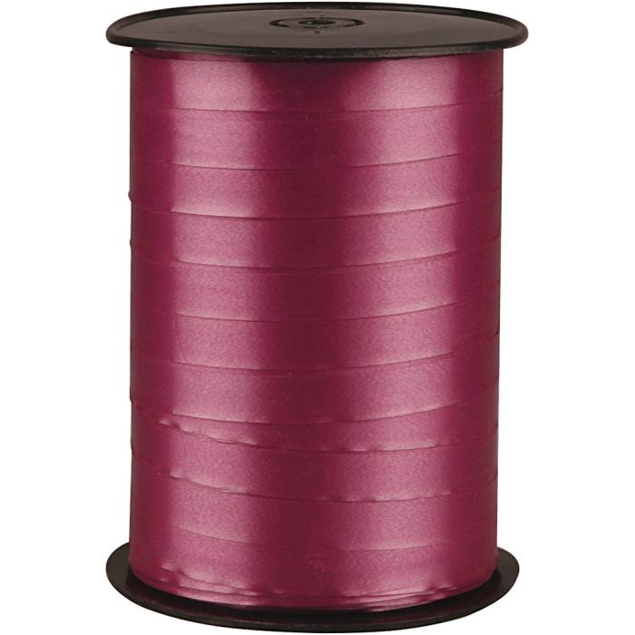 Cinta de plástico, A: 10 mm, glossy, ruby, 250 m/ 1 rollo