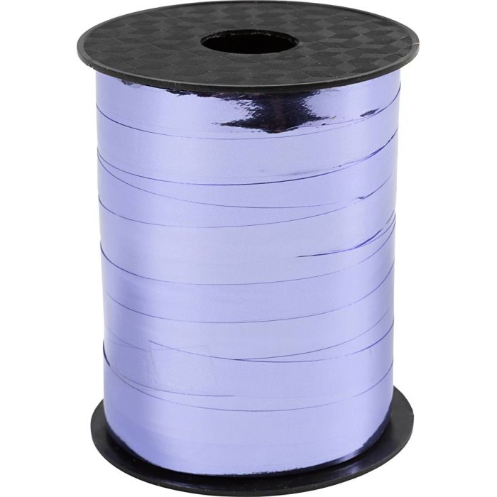 Cinta de plástico, A: 10 mm, glossy,Metálica, lavanda, 250 m/ 1 rollo