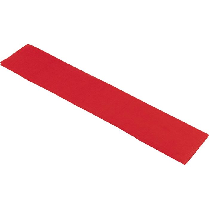 Papel Crepé, hoja 50x250 cm, 22 gr, rojo oscuro, 1 pliegues/ 1 paquete