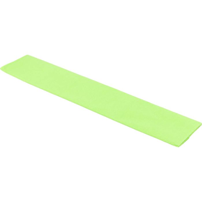 Papel Crepé, hoja 50x250 cm, 22 gr, verde claro, 1 pliegues/ 1 paquete