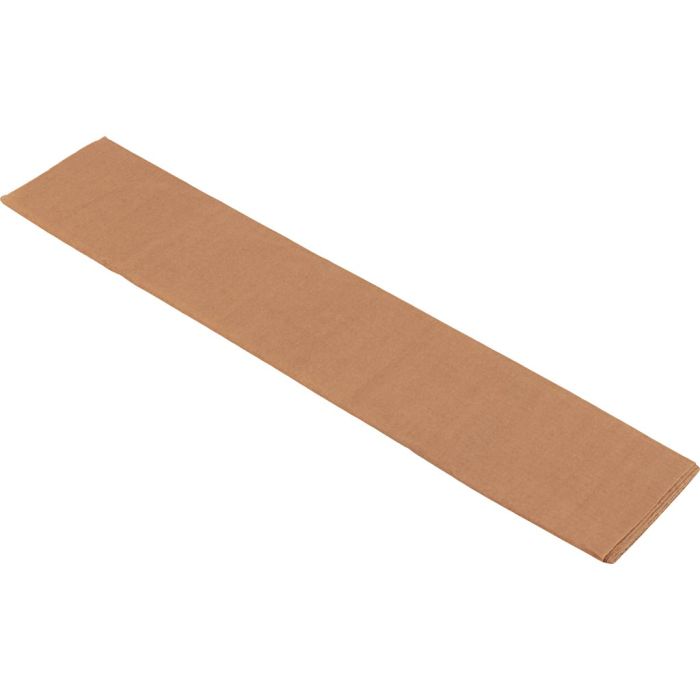 Papel Crepé, hoja 50x250 cm, 22 gr, marrón claro, 1 pliegues/ 1 paquete