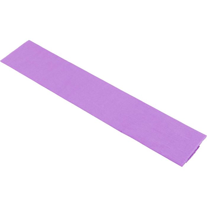 Papel Crepé, hoja 50x250 cm, 22 gr, lila claro, 1 pliegues/ 1 paquete