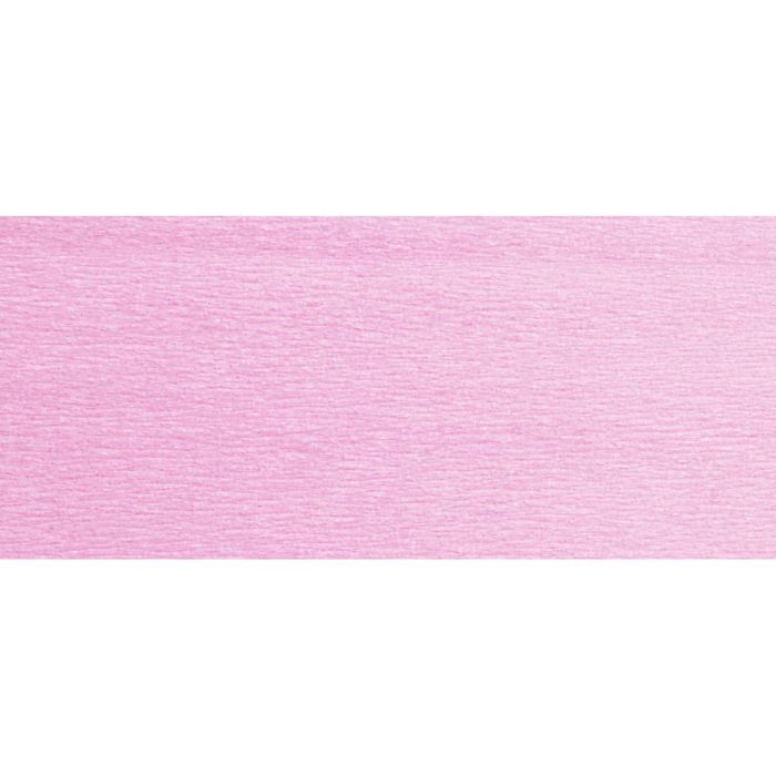 Papel Crepé, hoja 50x250 cm, 22 gr, rosado, 1 pliegues/ 1 paquete