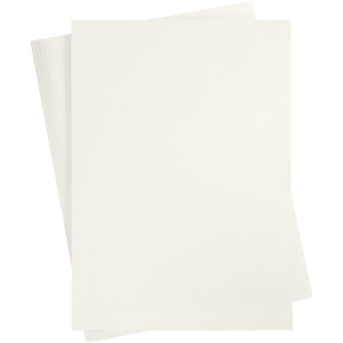 Papel de la cartulina, A2, hoja 420x594 mm, 180 gr, blanquecino, 10 hoja/ 1 paquete