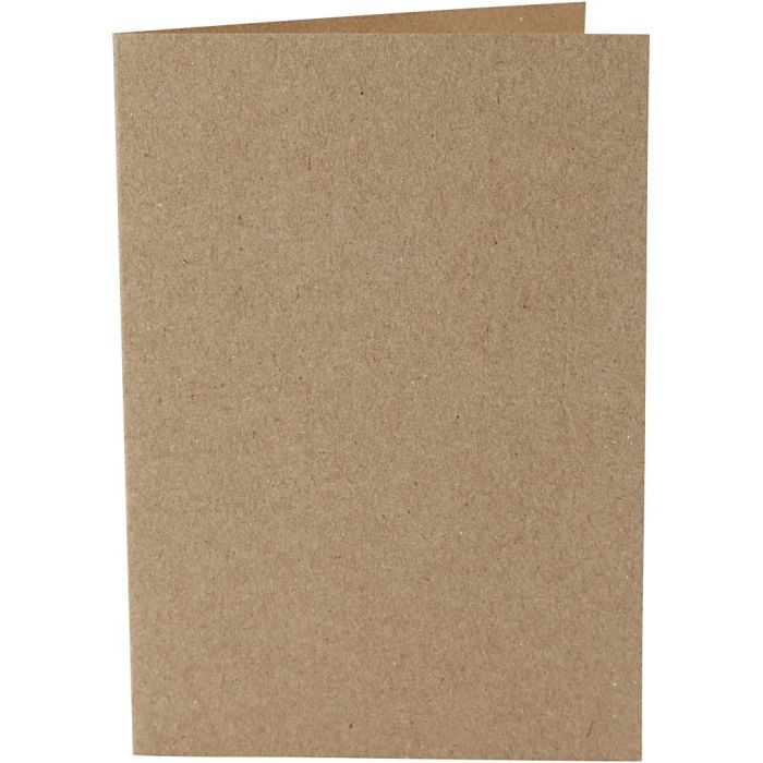 Tarjetas, medida tarjeta 10,5x15 cm, 220 gr, natural, 10 ud/ 1 paquete