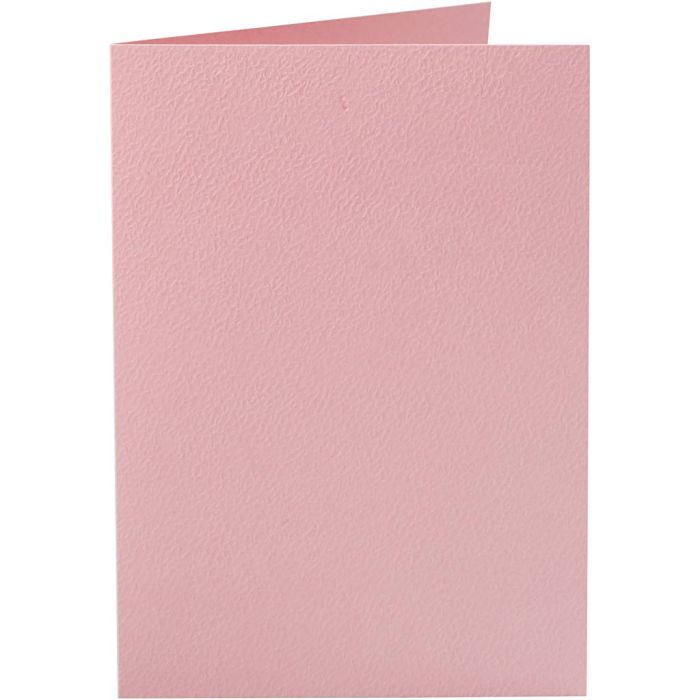 Tarjetas, medida tarjeta 10,5x15 cm, 220 gr, rosado, 10 ud/ 1 paquete