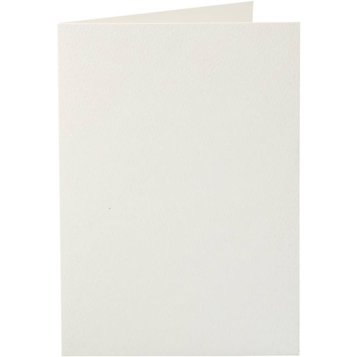 Tarjetas, medida tarjeta 10,5x15 cm, 220, blanquecino, 10 ud/ 1 paquete