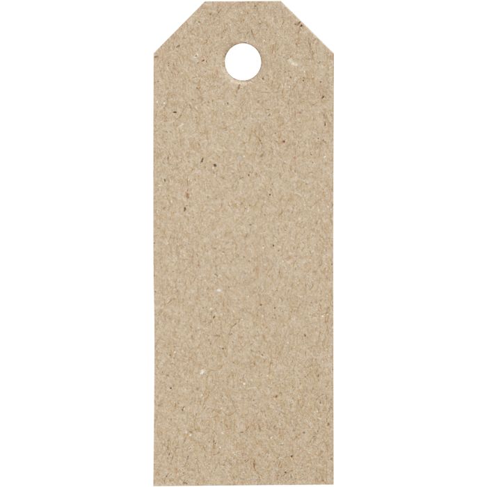 Etiquetas Manila, medidas 3x8 cm, 220 gr, natural, 20 ud/ 1 paquete