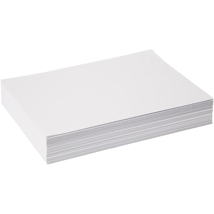 Papel de Dibujo, A4, hoja 210x297 mm, 160 gr, blanco, 250 hoja/ 1 paquete