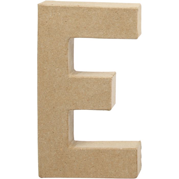 Letra, E, A: 20,5 cm, A: 11,5 cm, grosor 2,5 cm, 1 ud