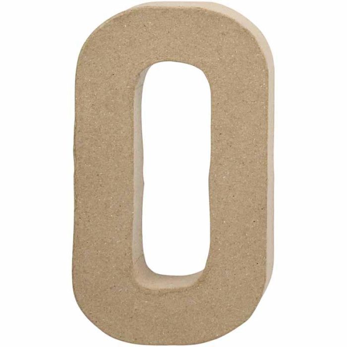 Letra, O, A: 20,4 cm, A: 11,5 cm, grosor 2,5 cm, 1 ud