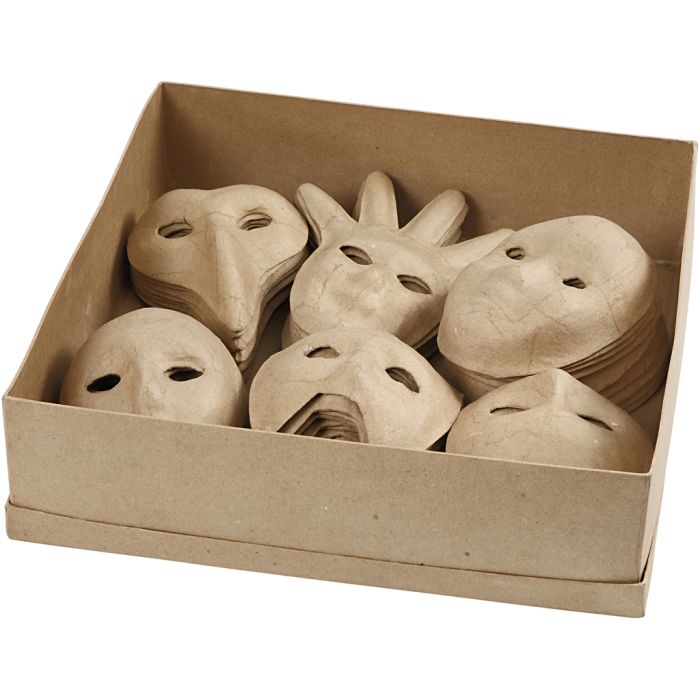 Máscaras medida media, A: 12-21 cm, 60 ud/ 1 paquete