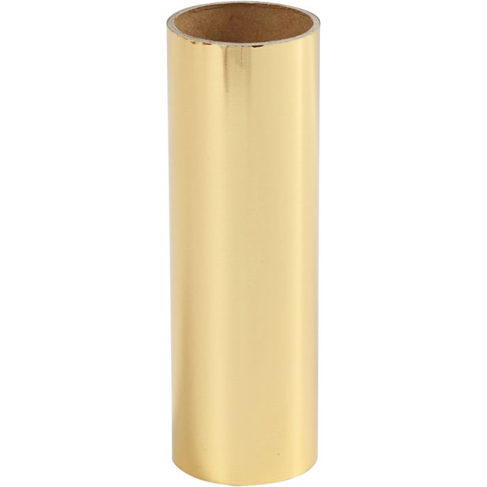 Deco foil , A: 15,5 cm, grosor 0,02 mm, dorado, 50 cm/ 1 rollo