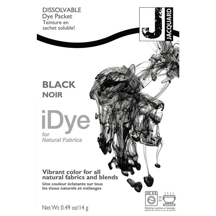 iDye para tejidos naturales, negro, 14 gr/ 1 paquete