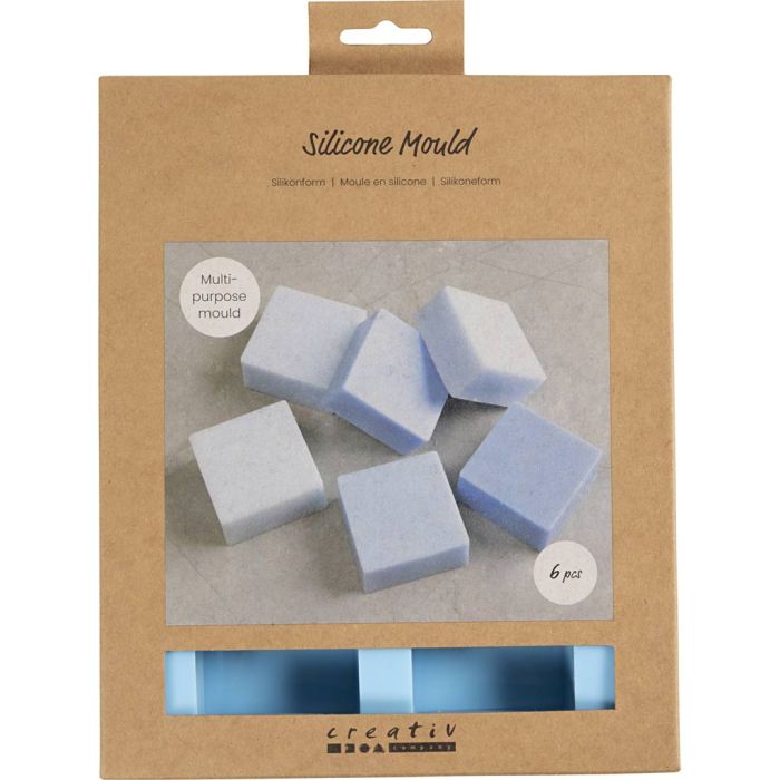Molde de silicona, A: 2,5 cm, L. 5 cm, A: 5 cm, 60 ml, 1 ud