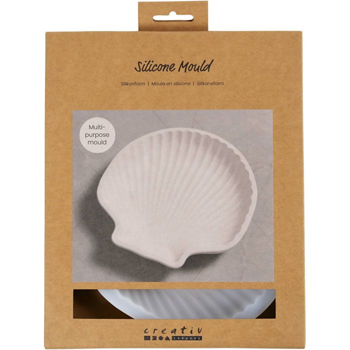 Molde de silicona, Conchas de mejillón, A: 2,5 cm, L. 14,5 cm, A: 14 cm, 1 ud