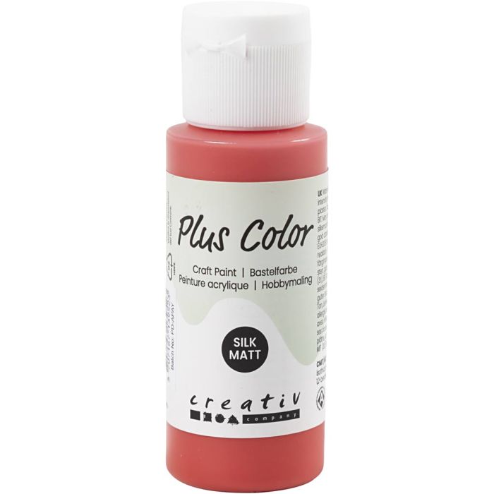 Pintura Craft Plus Color, rojo carmesí, 60 ml/ 1 botella