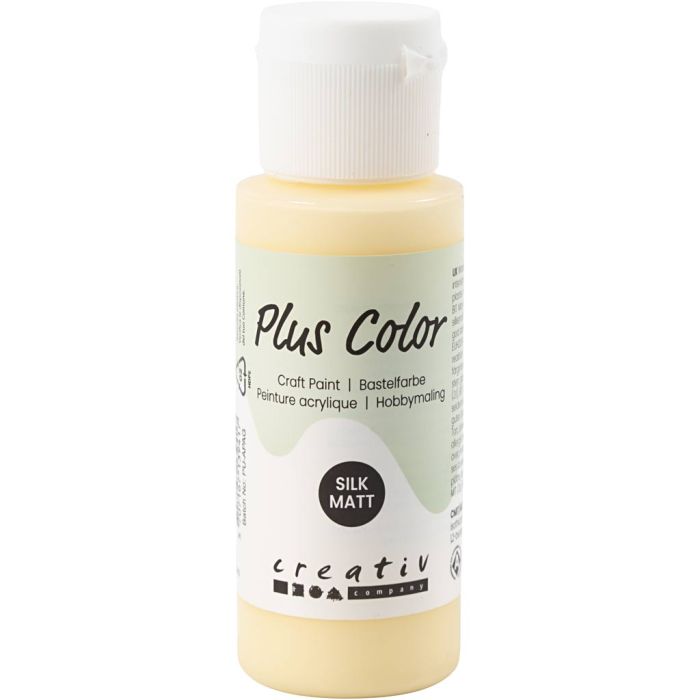 Pintura Craft Plus Color, amarillo claro, 60 ml/ 1 botella