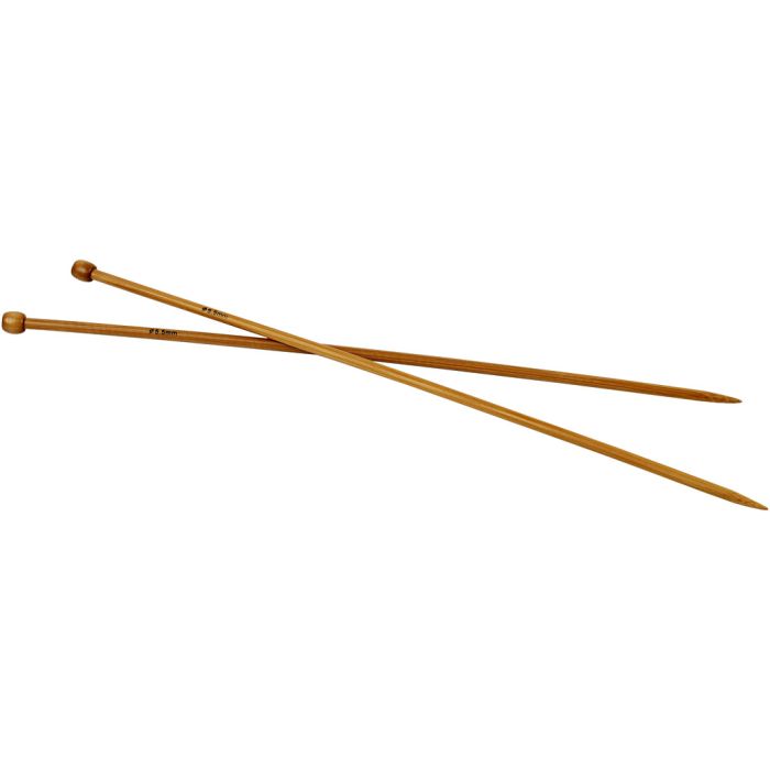 Agujas de tejer , L. 35 cm, medidas 5,5 mm, 1 par