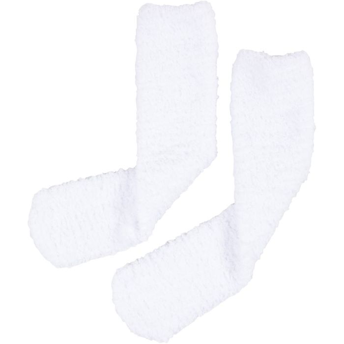 Calcetines suaves, medidas One-size, blanco, 1 par