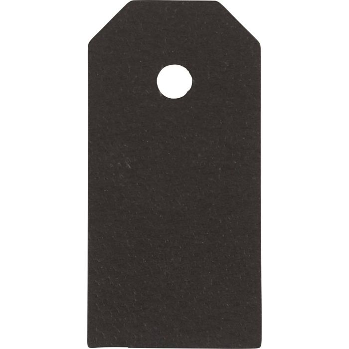 Etiquetas Manila, medidas 3x6 cm, 250 gr, negro, 30 ud/ 1 paquete