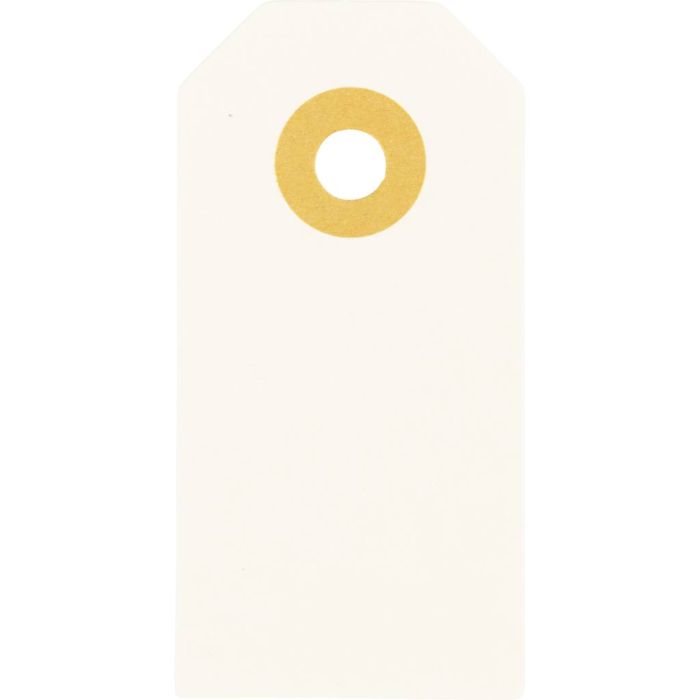 Etiquetas Manila, medidas 3x6 cm, 250 gr, crema, 30 ud/ 1 paquete
