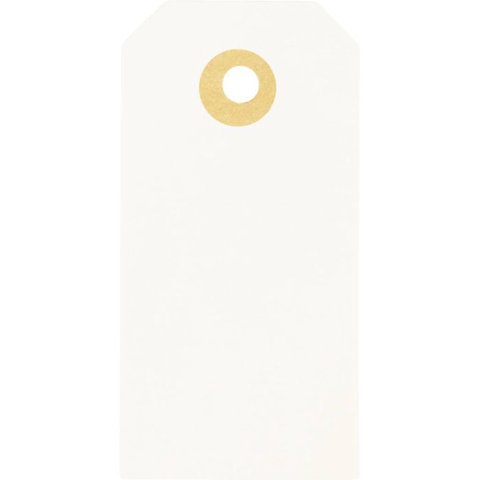 Etiquetas Manila, medidas 4x8 cm, 250 gr, crema, 20 ud/ 1 paquete