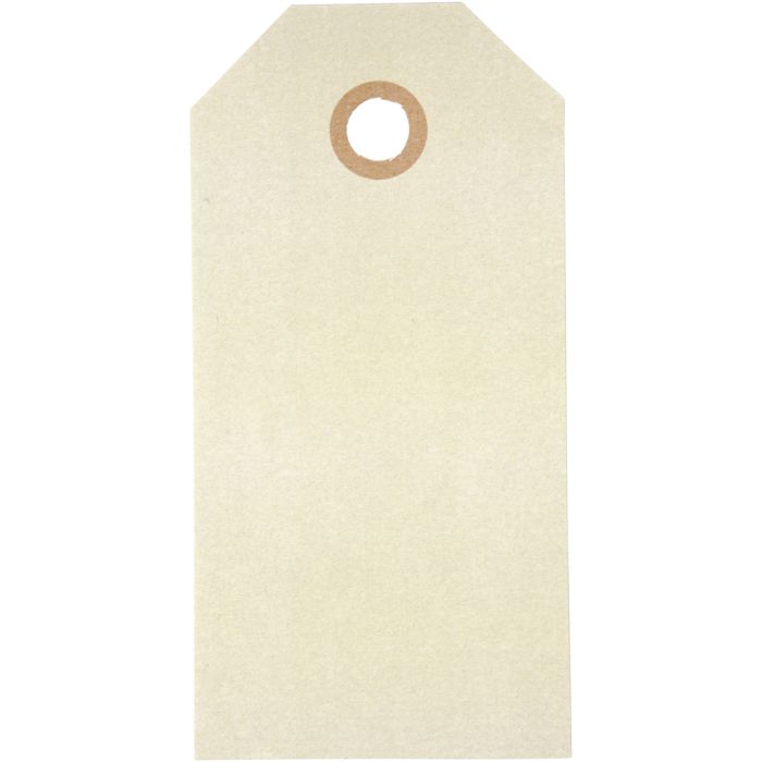 Etiquetas Manila, medidas 5x10 cm, 250 gr, crema, 20 ud/ 1 paquete