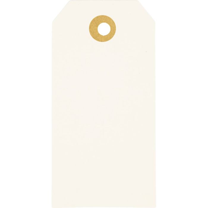 Etiquetas Manila, medidas 5x10 cm, 250 gr, crema, 20 ud/ 1 paquete
