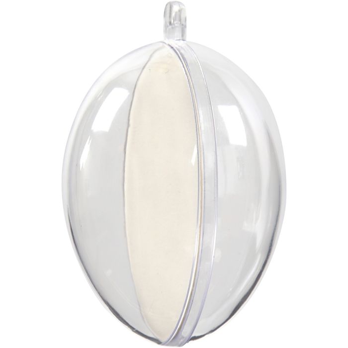Huevo decorativo, A: 6,3 cm, 5 set/ 1 paquete