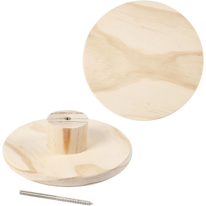 Colgador, redondo, P: 4,5 cm, dia 15 cm, 1 ud