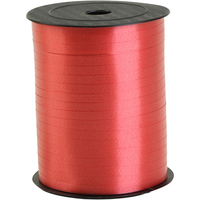 Cinta de plástico, A: 5 mm, rojo, 400 m/ 1 rollo