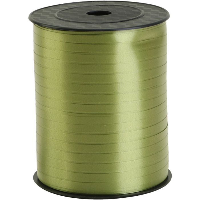 Cinta de plástico, A: 5 mm, verde lima, 400 m/ 1 rollo
