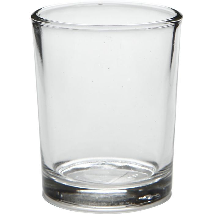 Portavela, A: 6,5 cm, dia 4,5-5,5 cm, 120 ml, 12 ud/ 1 paquete