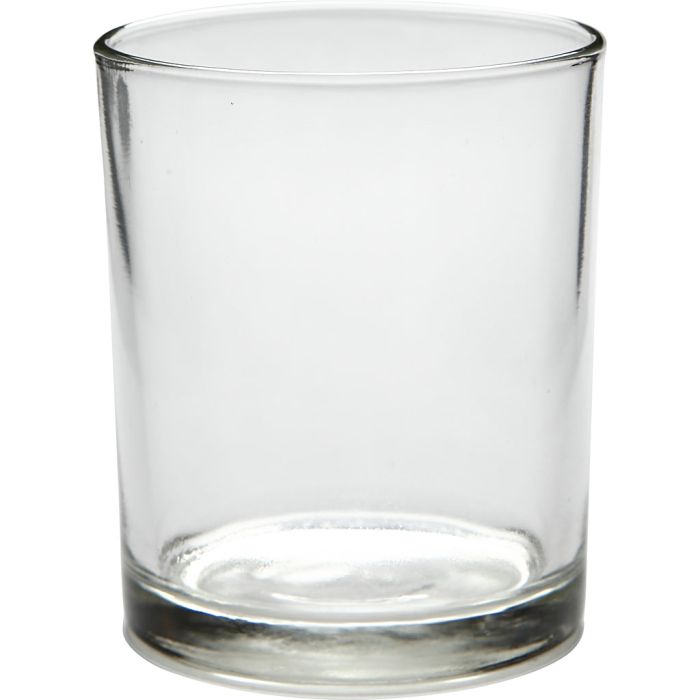 Portavela, A: 8,3 cm, dia 6,9 cm, 240 ml, 12 ud/ 1 paquete