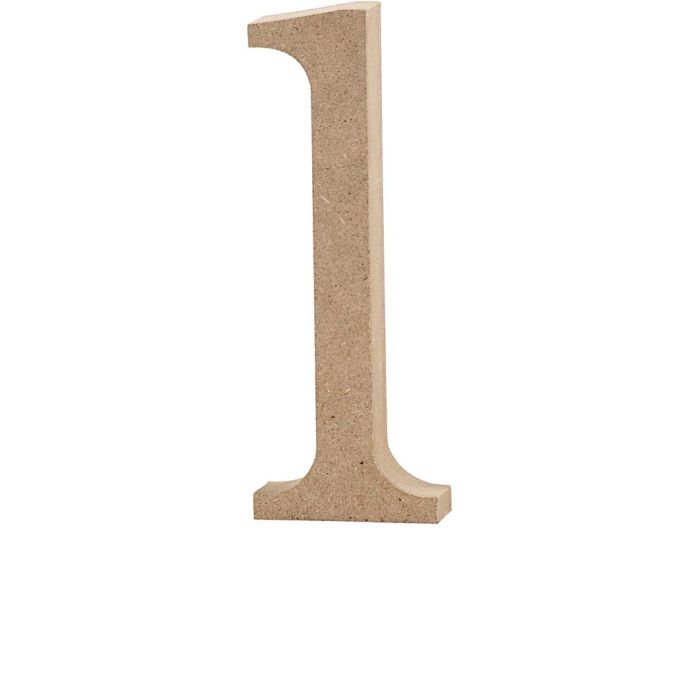 Letra, L, A: 12,7 cm, grosor 2 cm, 1 ud