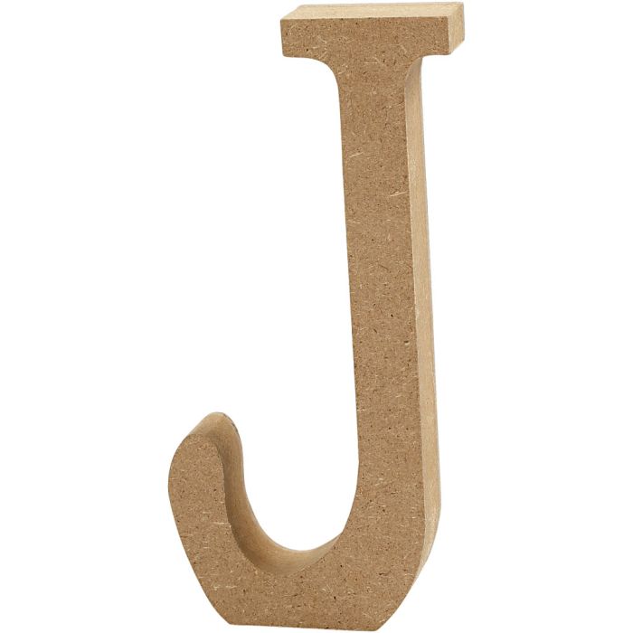 Letra, J, A: 13 cm, grosor 2 cm, 1 ud